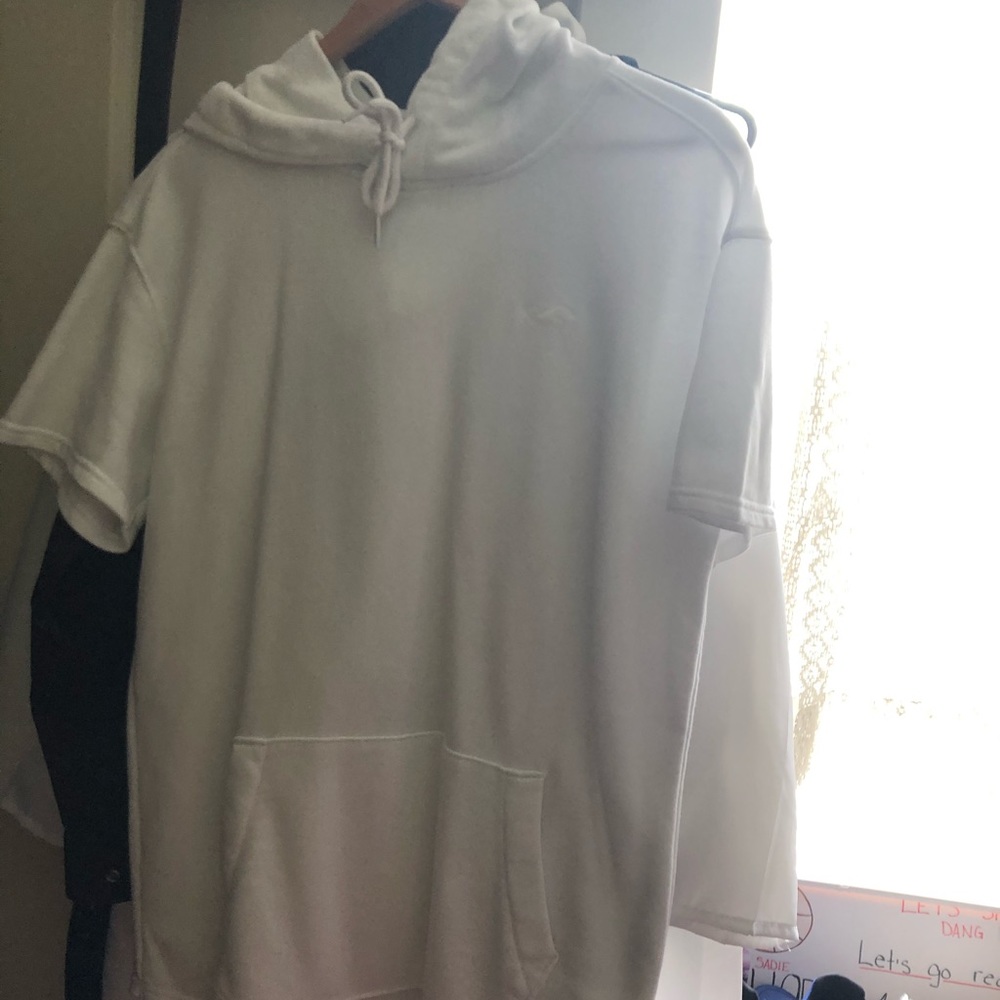 Hollister white hoodie shirt BRAND NEW